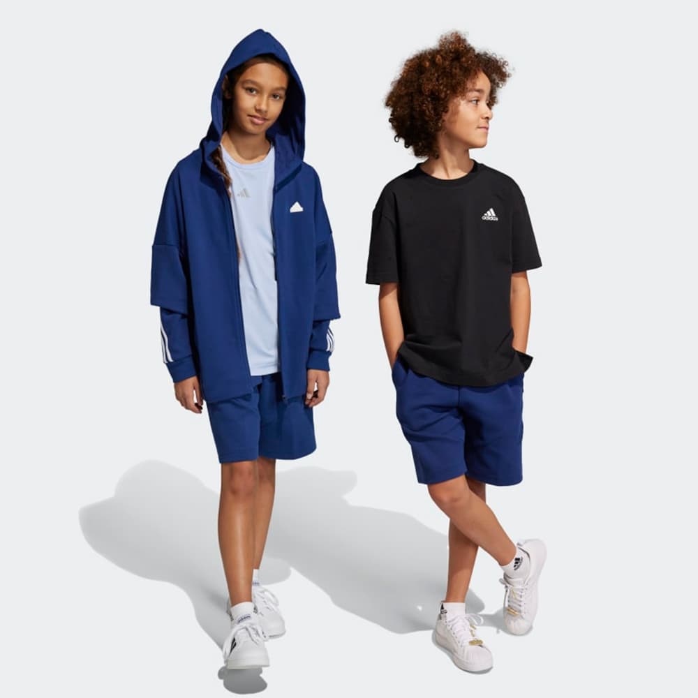 Adidas U Fi Logo Sportshort Jongens Donkerblauw 152 thumbnail 3