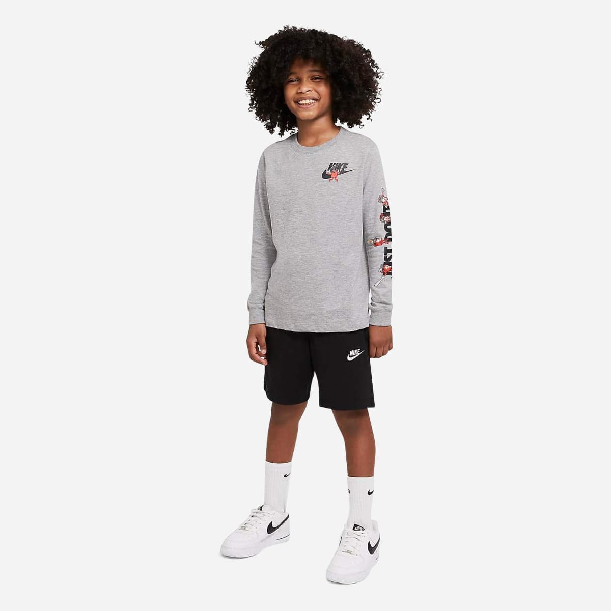 Nike Sportswear Big Kids Sportshort Jongens Zwart 128 thumbnail 3