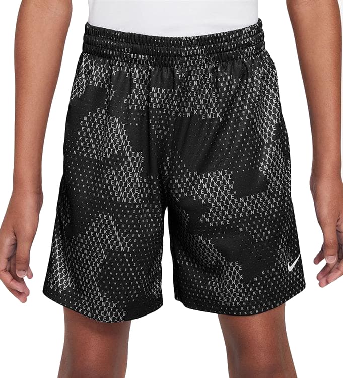 Nike Dri-fit Multi Sportshort Jongens Zwart Dessin 152