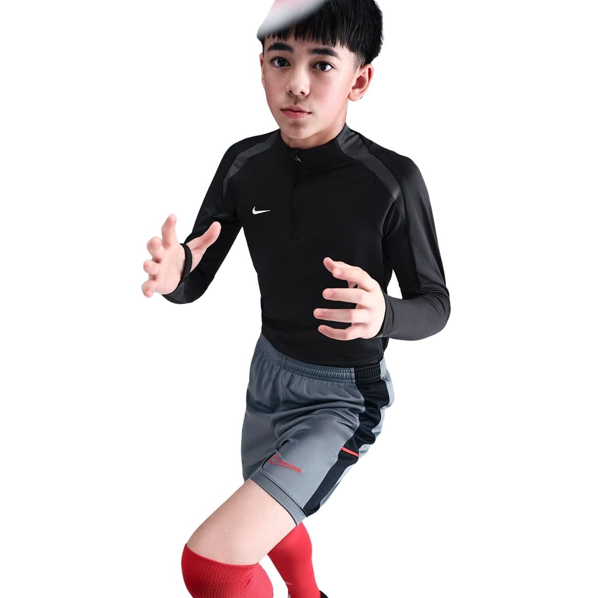 Nike Dri-fit Academy 25 Voetbalbroek Jongens Grijs 140 thumbnail 2