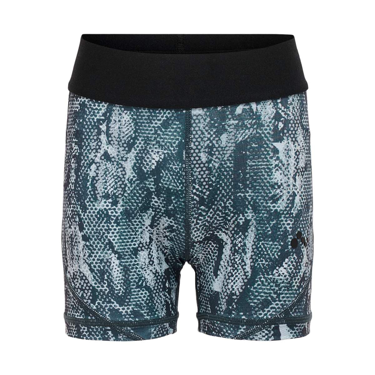 Only Fox Aop Training Sportshort Meisjes Zwart 140