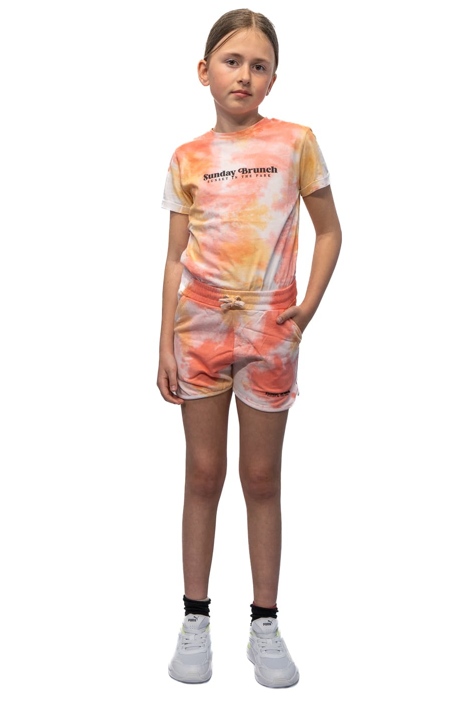 Cars Faritha Sw Casual Short Meisjes Oranje 140