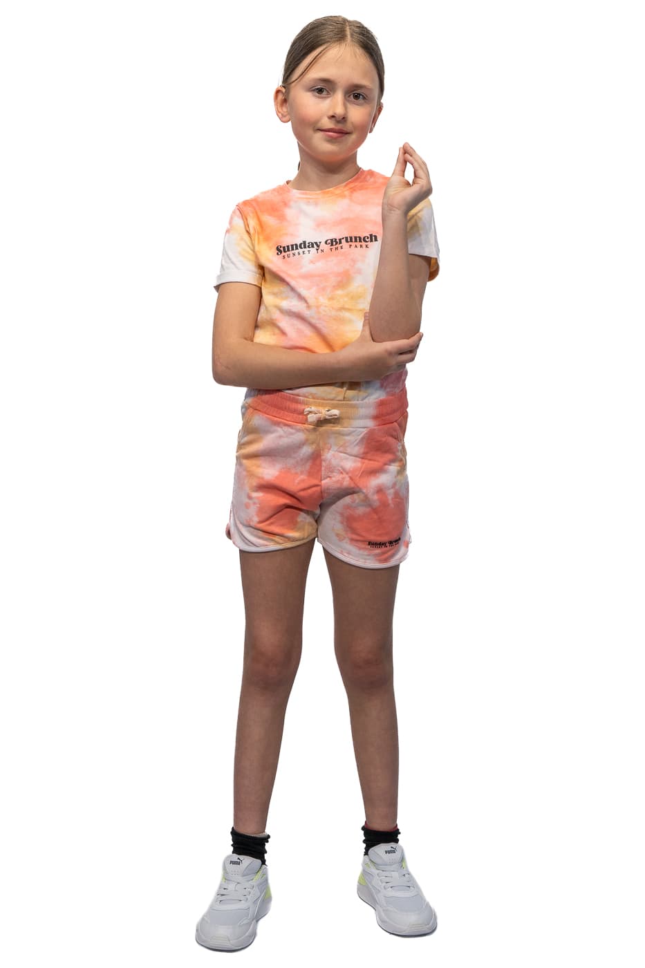 Cars Faritha Sw Casual Short Meisjes Oranje 152 thumbnail 3