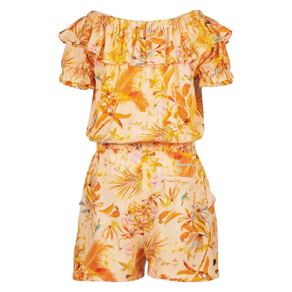 Vingino Philine Meisjes Jumpsuit Koraal 116 thumbnail 4