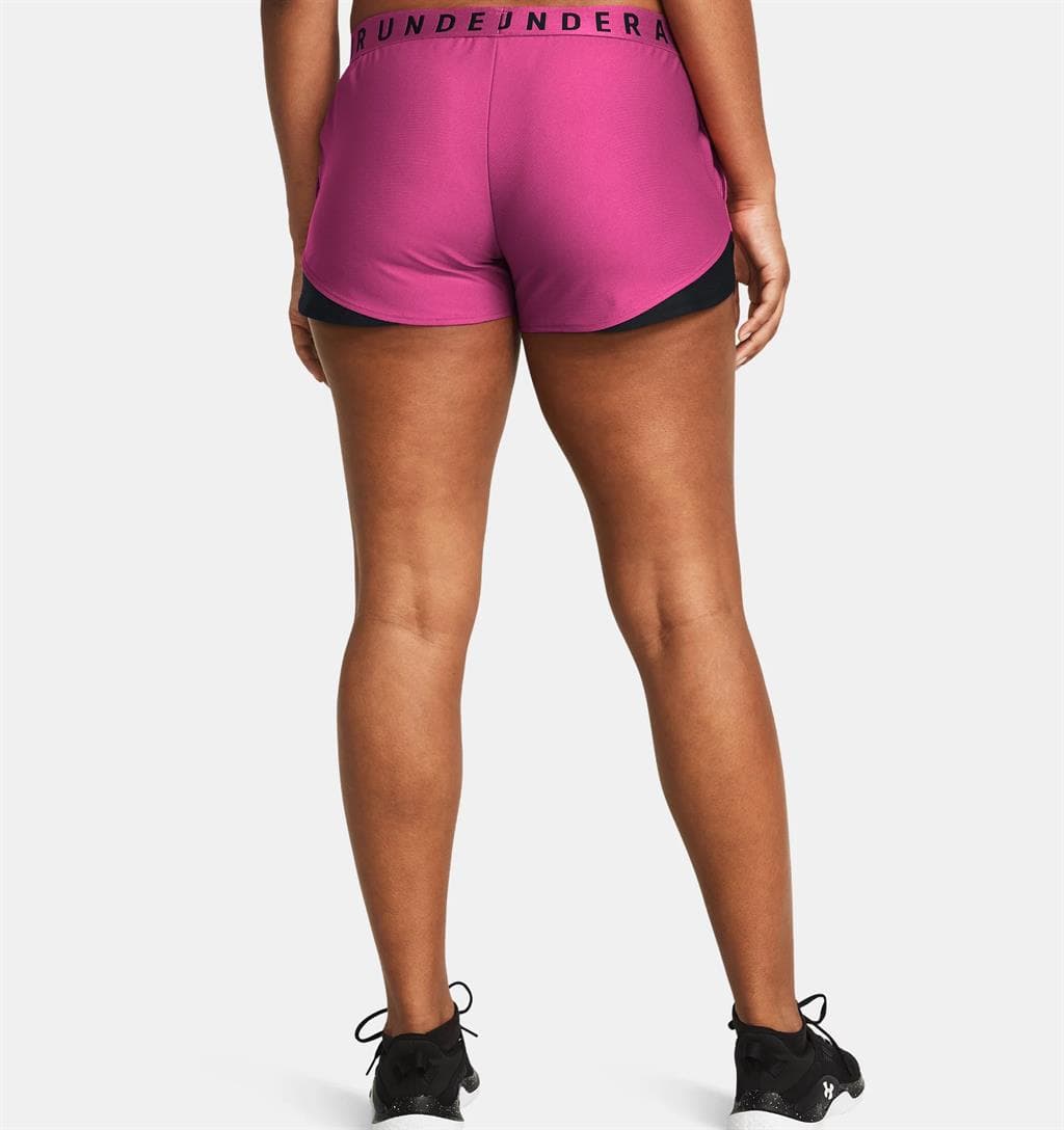 Under Armour Play Up 3.0 Sportshort Dames Pink Xl/42 thumbnail 3