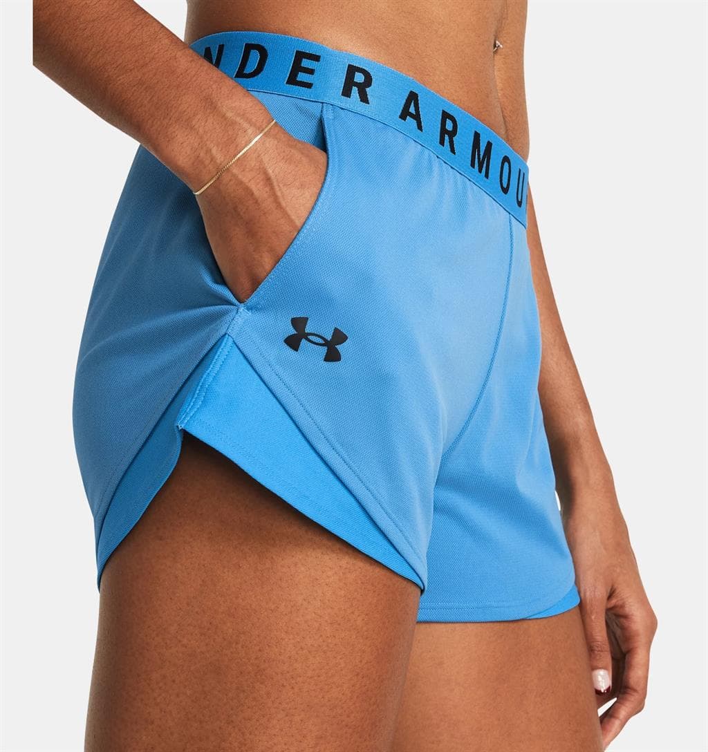 Under Armour Play Up 3.0 Twist Sportshort Dames Blauw S/36 thumbnail 2
