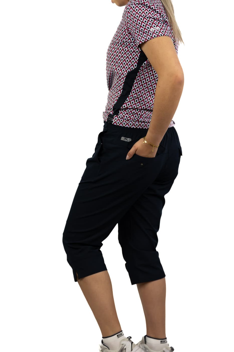 Sjeng Sports Shinee Sportshort Dames Donkerblauw 3xl/46 thumbnail 2