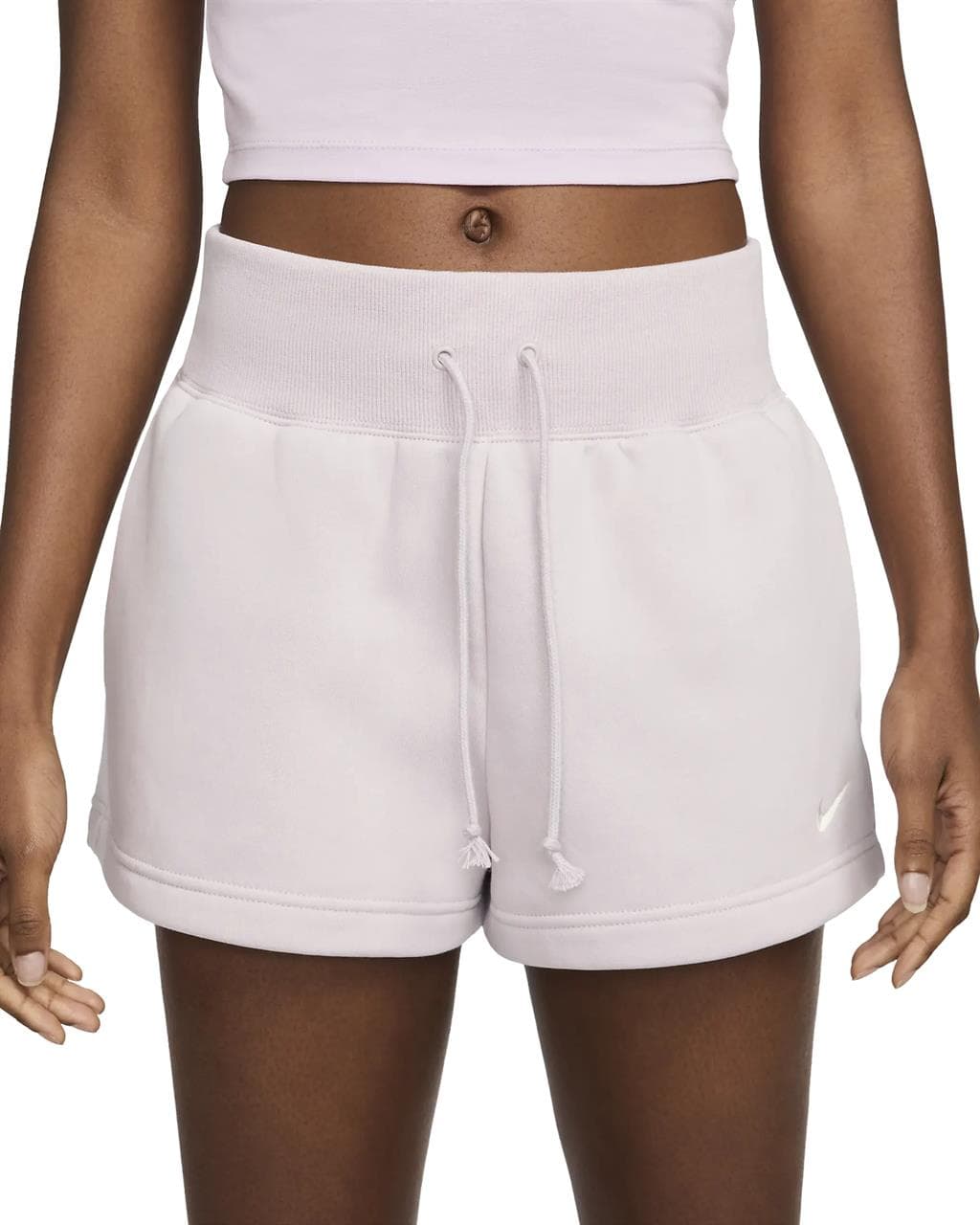 Nike Sportswear Phoenix Fleece Sportshort Dames Lila L/40.