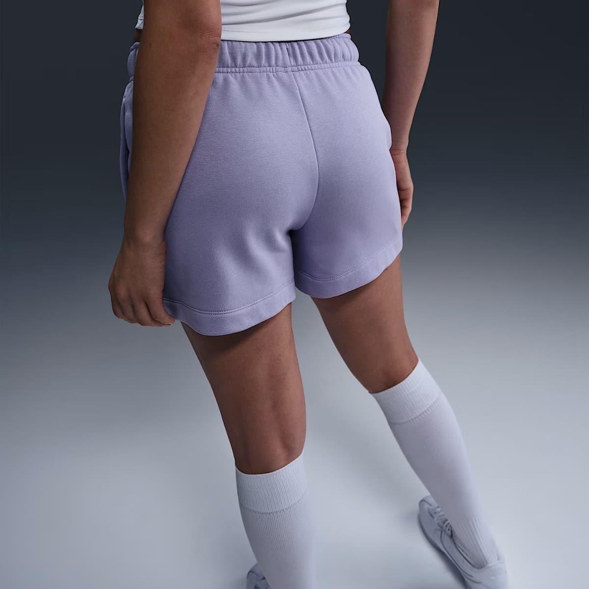 Nike Sportswear Club Fleece Sportshort Dames Lila S/36 thumbnail 4