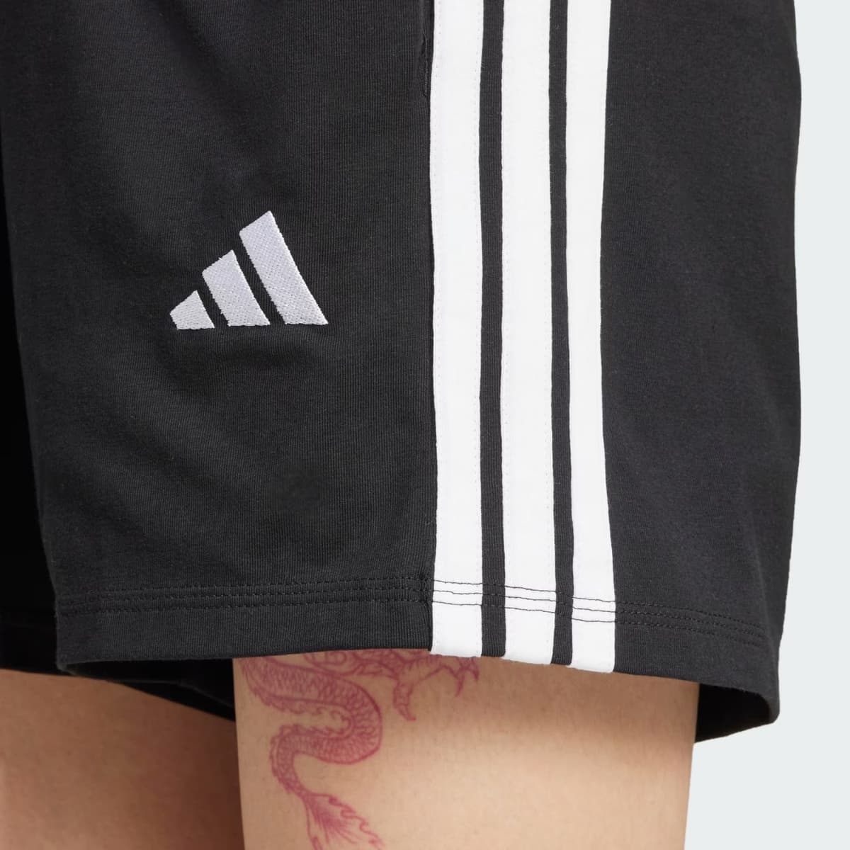 Adidas 3-stripes Sportshort Dames Zwart Xl/42 thumbnail 2