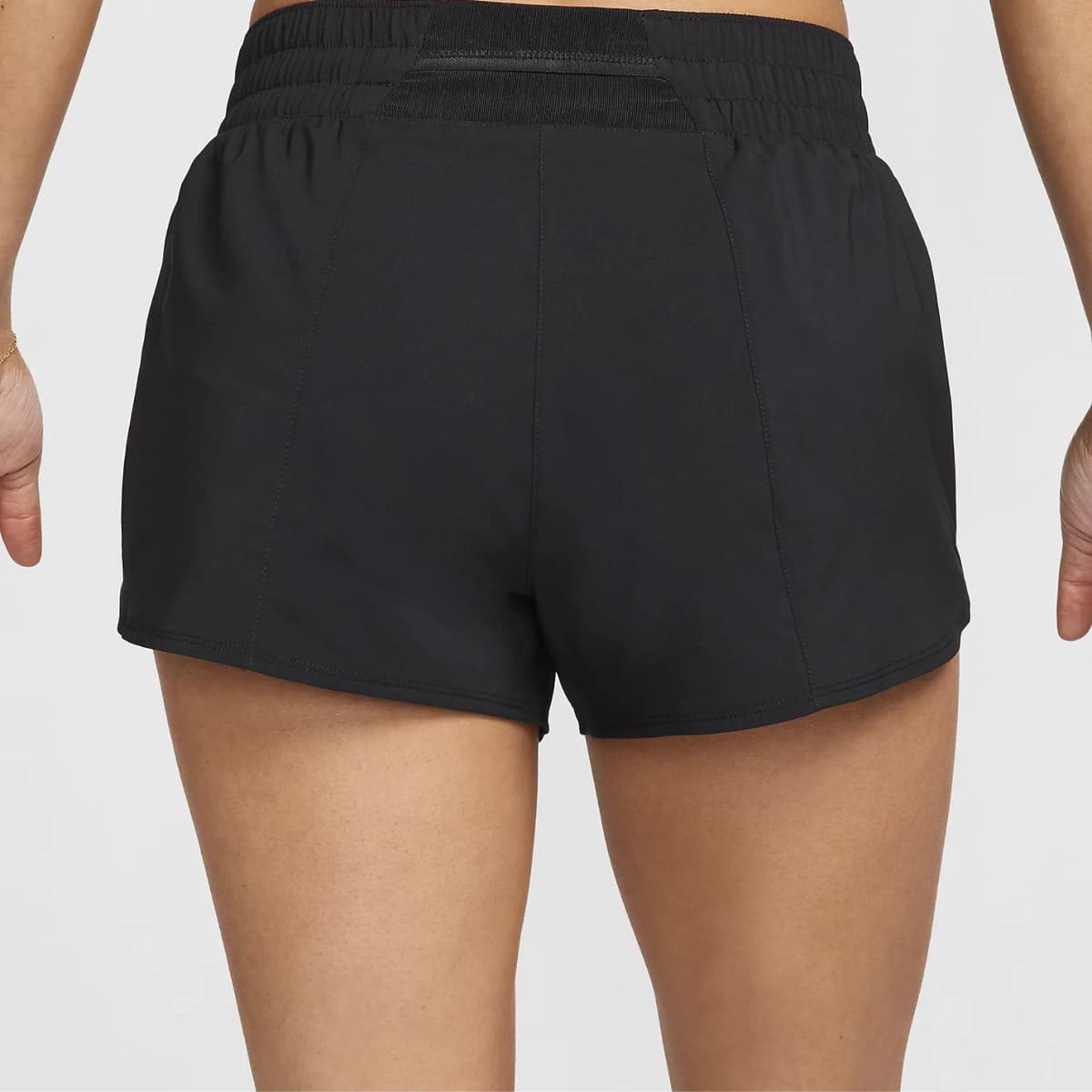 Nike One Swoosh Dri-fit Sportshort Dames Zwart Xl/42. thumbnail 3