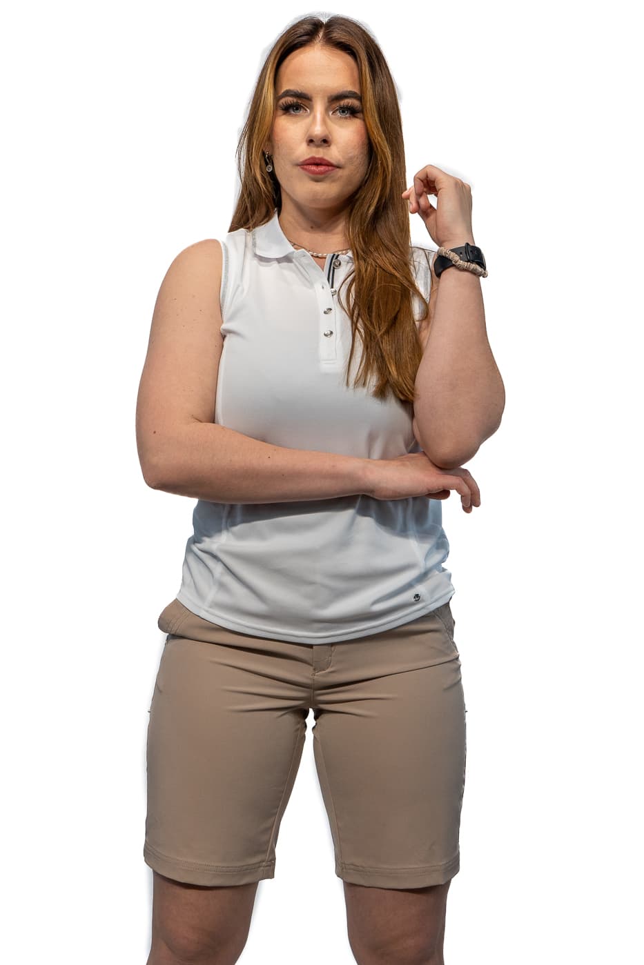 Luhta Espholm Casual Short Dames Beige S/36 thumbnail 4