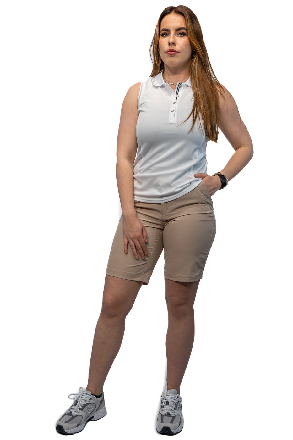 Luhta Espholm Casual Short Dames Beige S/36 thumbnail 3