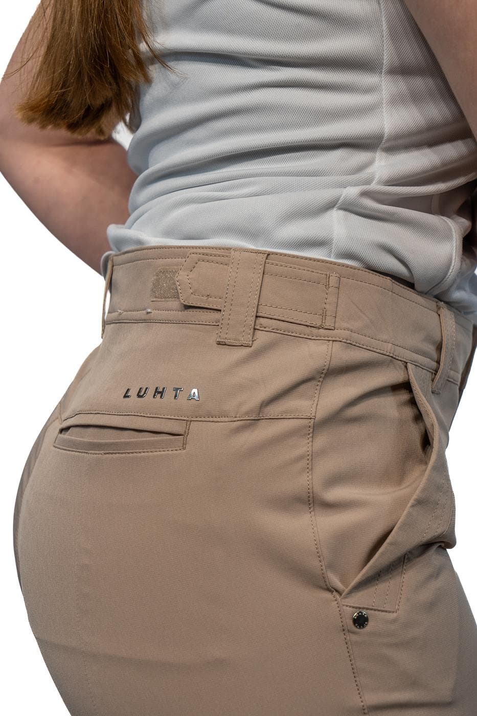 Luhta Espholm Casual Short Dames Beige S/36 thumbnail 2