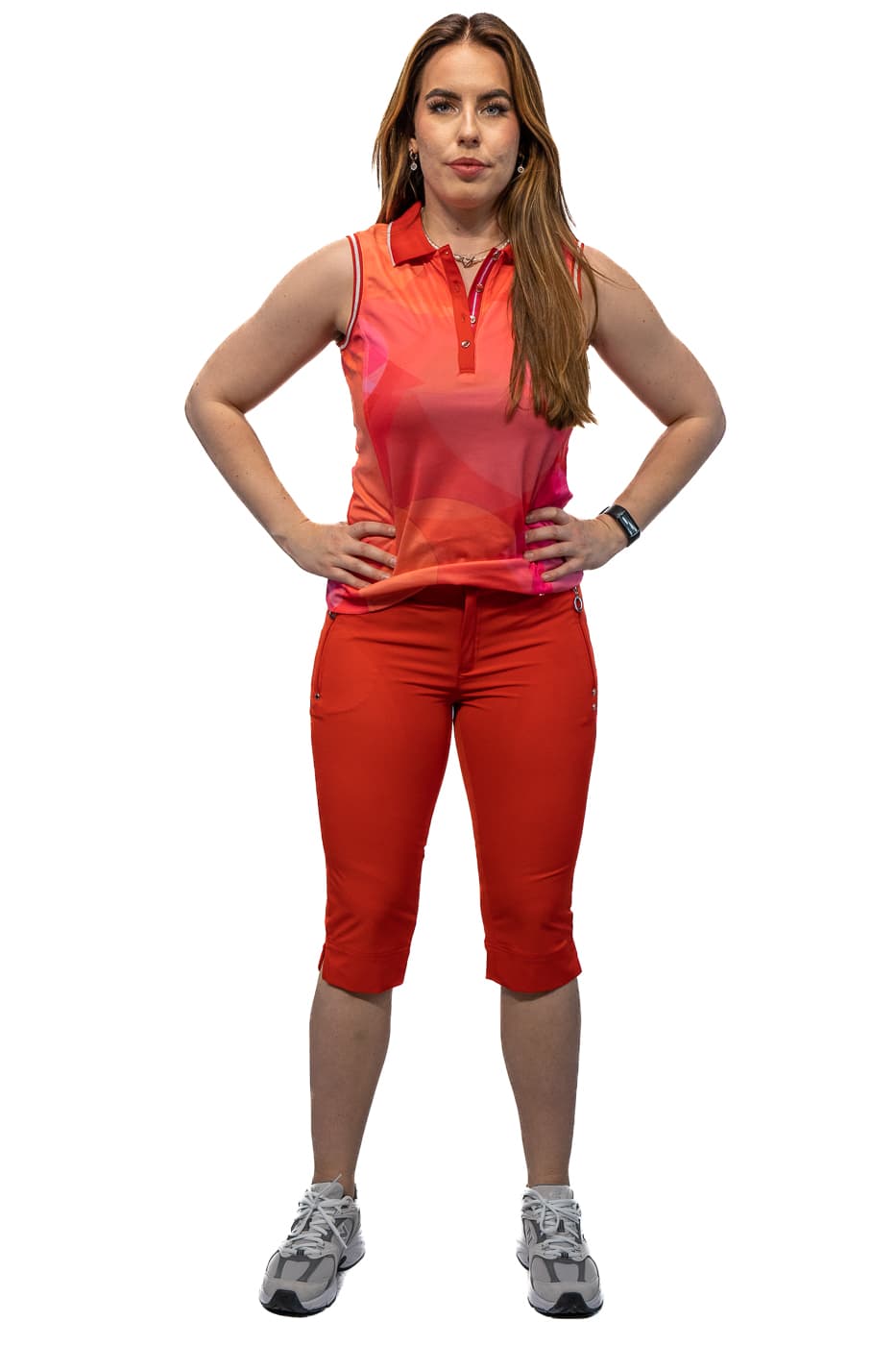 Luhta Eiskola Casual Short Dames Rood S/36 thumbnail 4