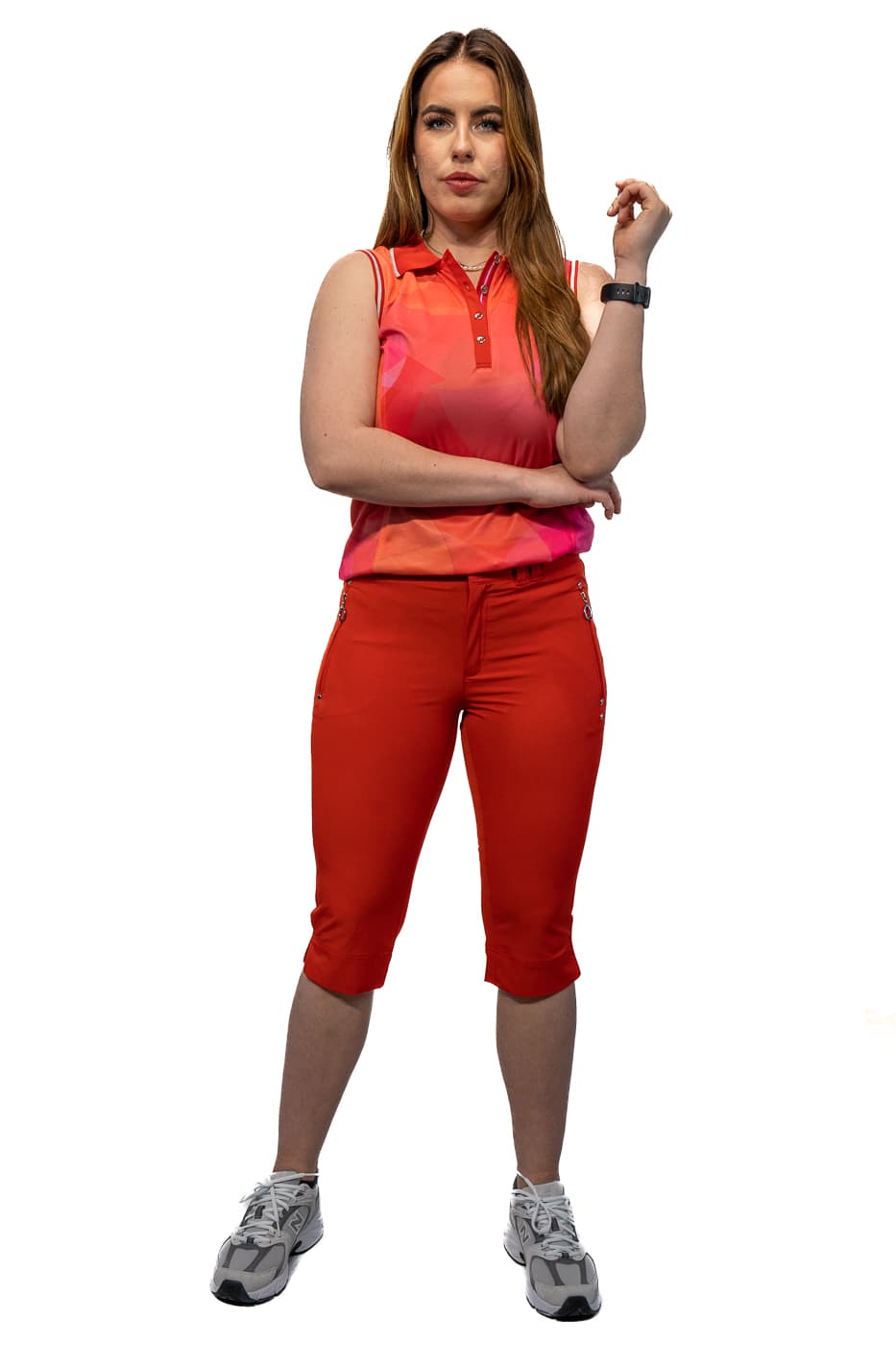 Luhta Eiskola Casual Short Dames Rood S/36 thumbnail 3