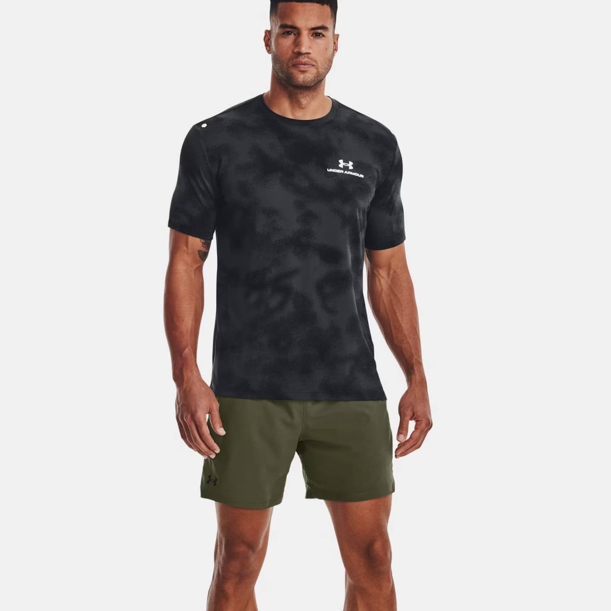 Under Armour Vanish Woven 6"Sportshort Heren Donkergroen 2xl thumbnail 4