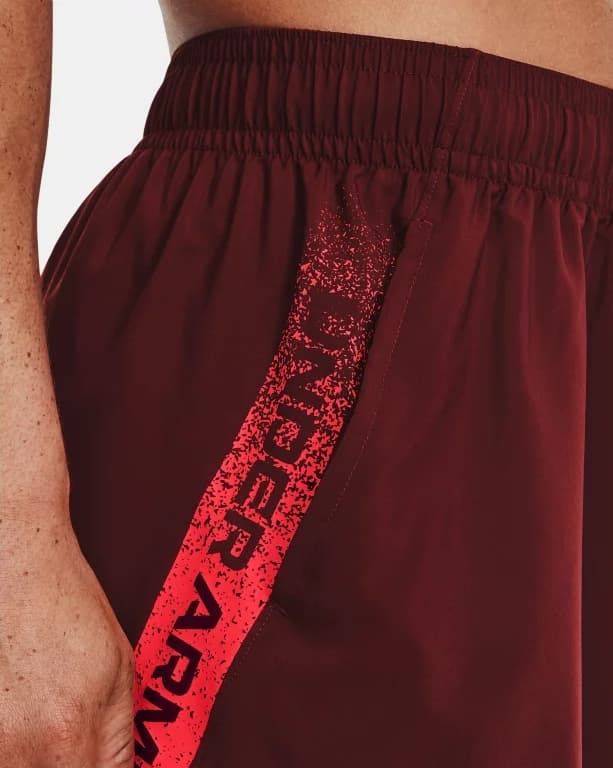 Under Armour Ua Woven Graphic Sportshort Heren Rood Xs thumbnail 4