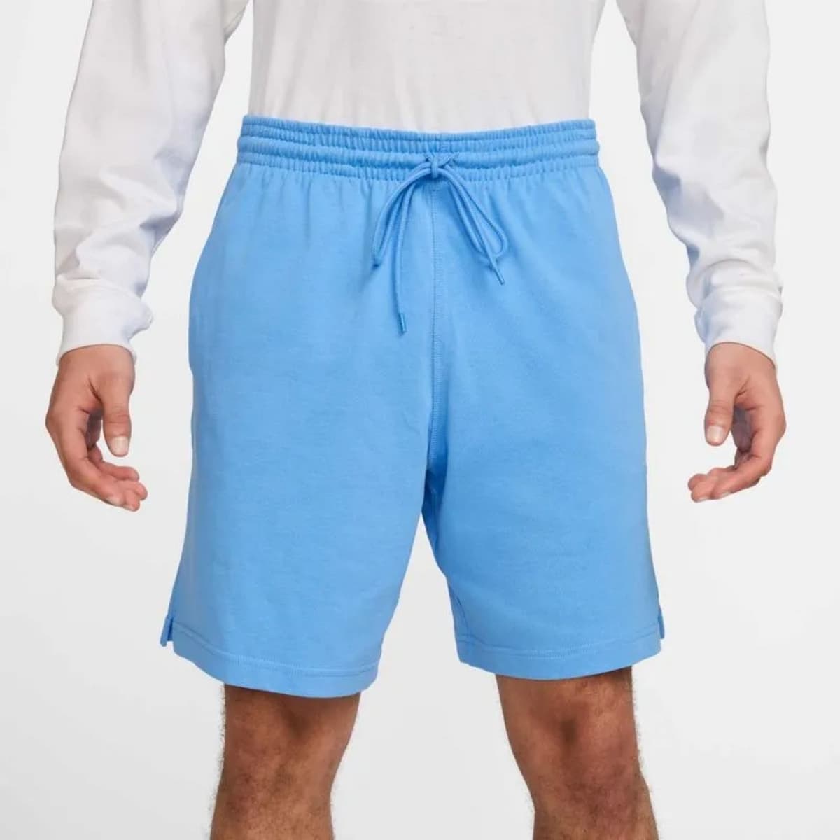 Nike Club Knit Sportshort Heren Blauw M thumbnail 6