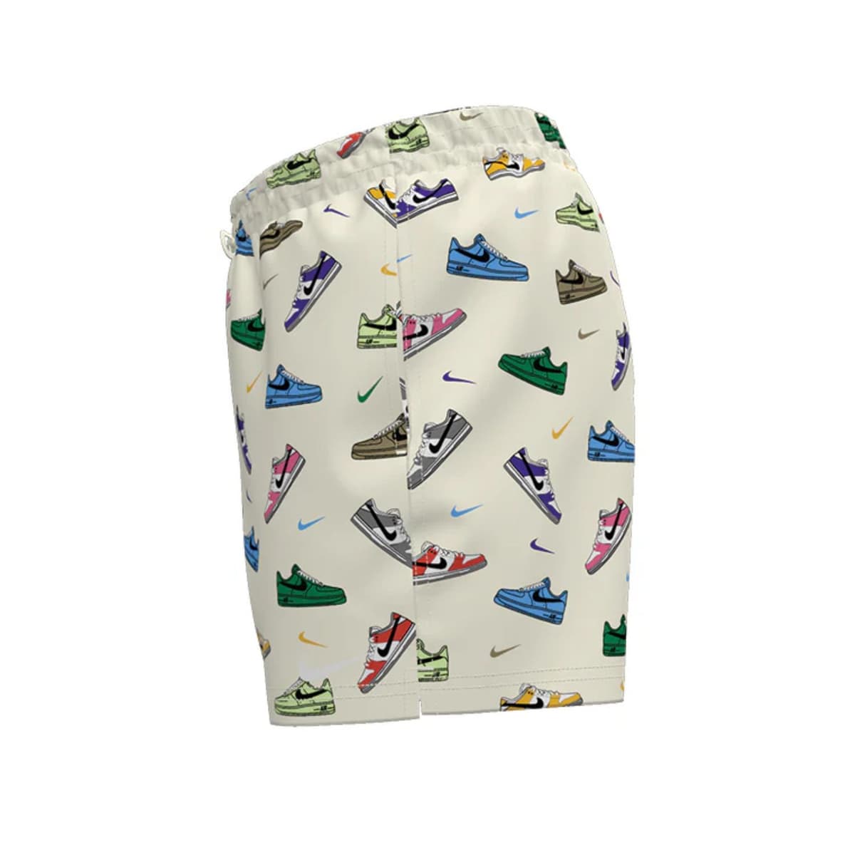 Nike Multi Print 5''Volley Zwemshort Heren Wit M thumbnail 2