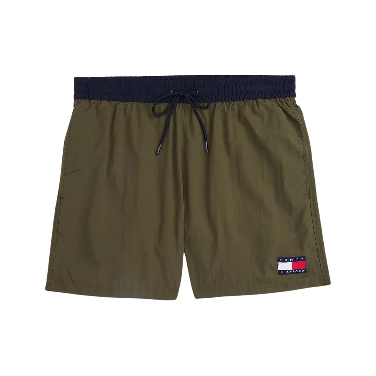 Tommy Hilfiger Medium Drawstring Zwemshort Heren Donkergroen M