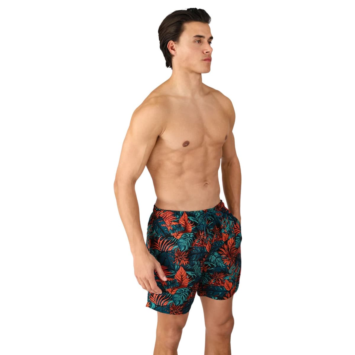 Brunotti Cester-print Zwemshort Heren Groen Dessin Xl