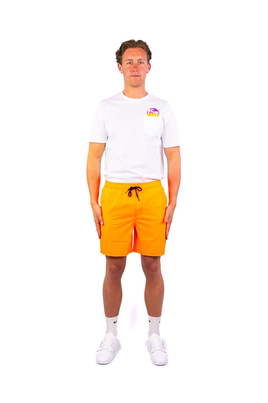 Falcon Dray Zwemshort Heren Oranje Xl
