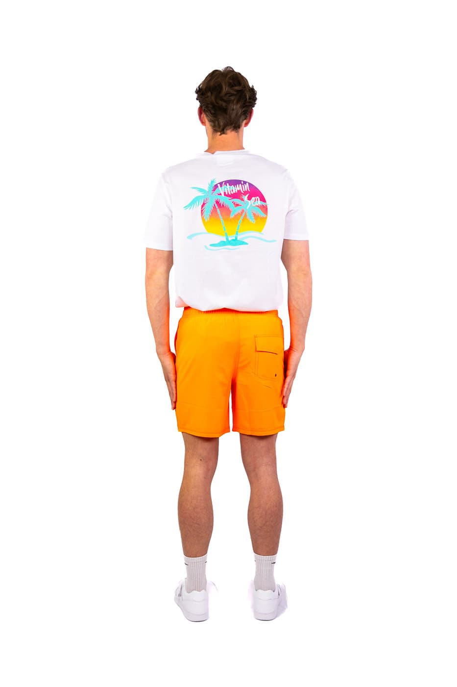 Falcon Dray Zwemshort Heren Oranje Xl thumbnail 4