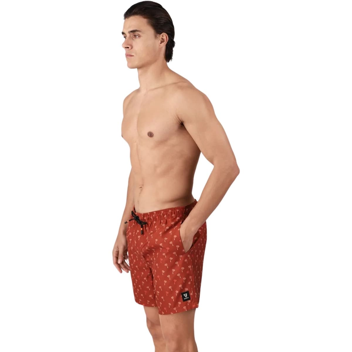 Brunotti Cester-mini Zwemshort Heren Rood Dessin M thumbnail 3