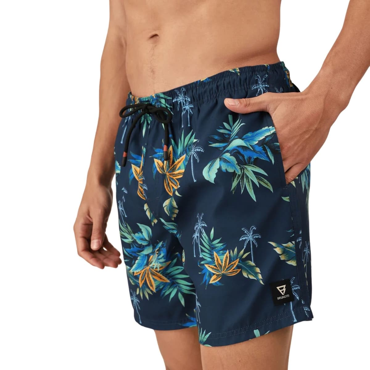 Brunotti Cester-print Zwemshort Heren Blauw Xl thumbnail 3