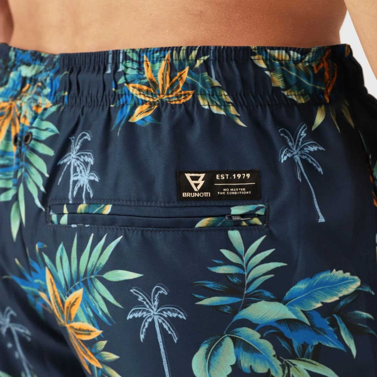Brunotti Cester-print Zwemshort Heren Blauw Xl thumbnail 2