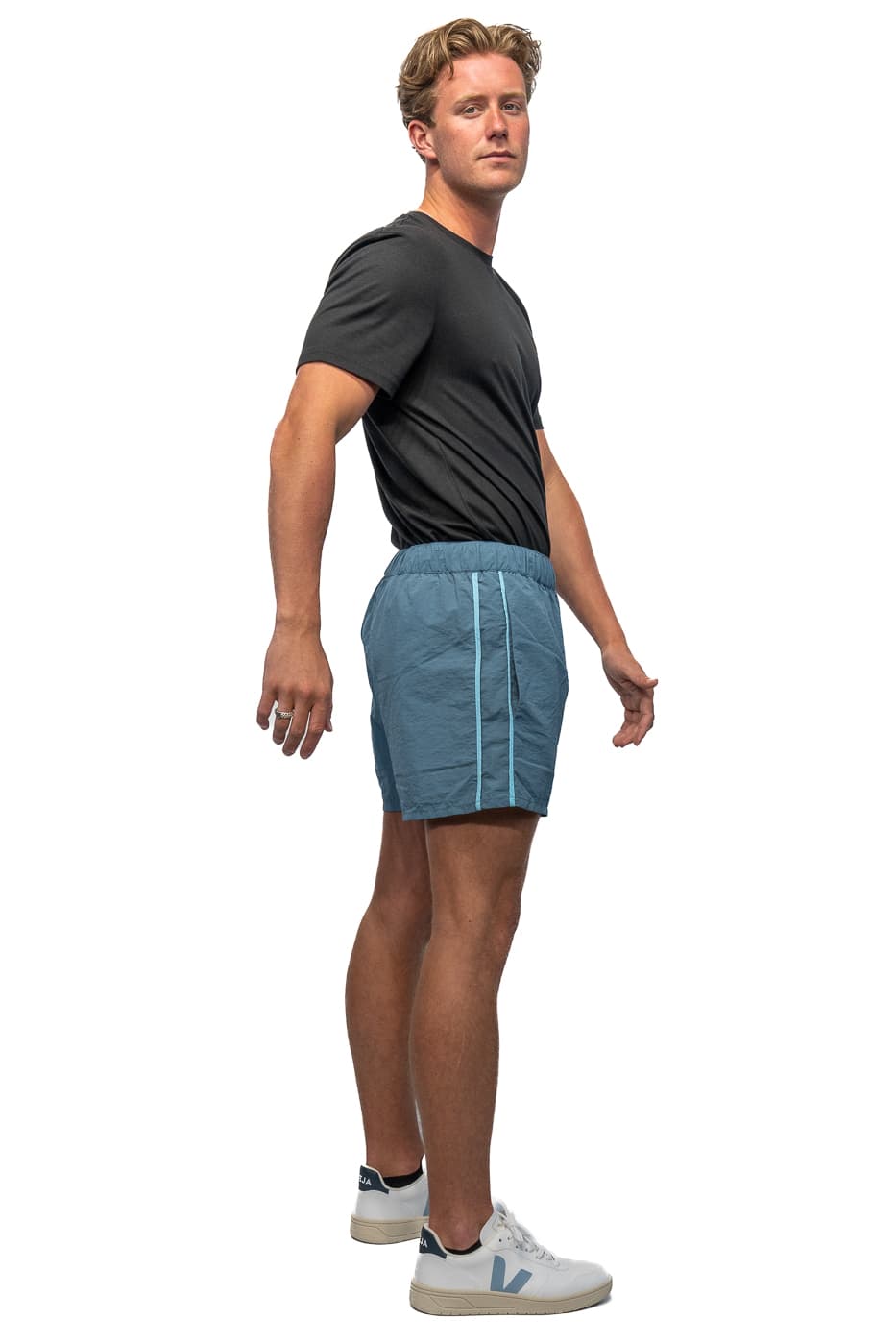 Lyle And Scott Side Mesh Zwemshort Heren Paars Xs thumbnail 5