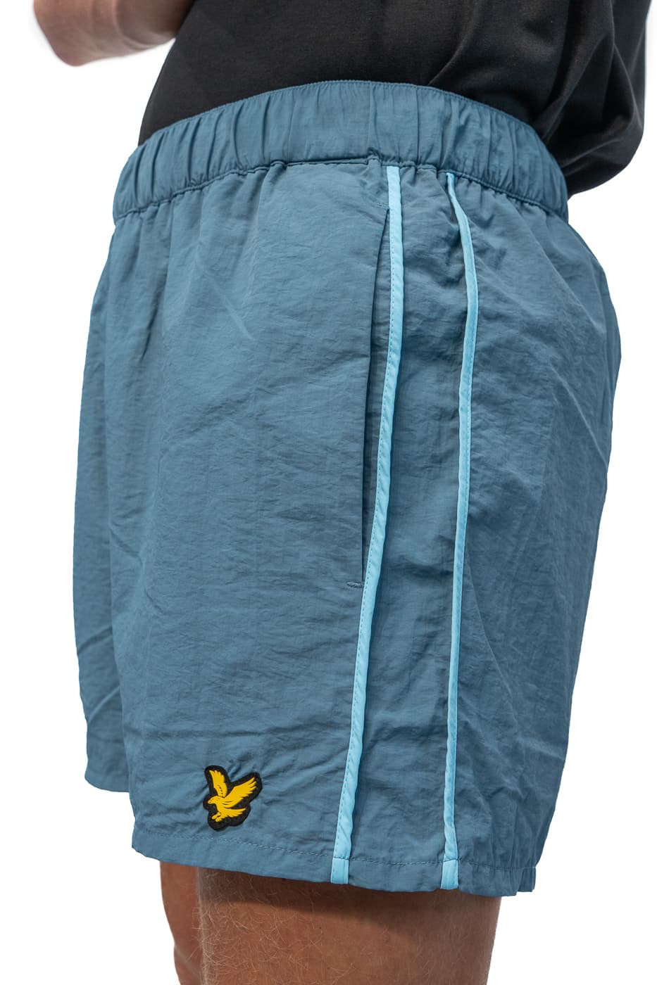 Lyle And Scott Side Mesh Zwemshort Heren Paars Xs thumbnail 2