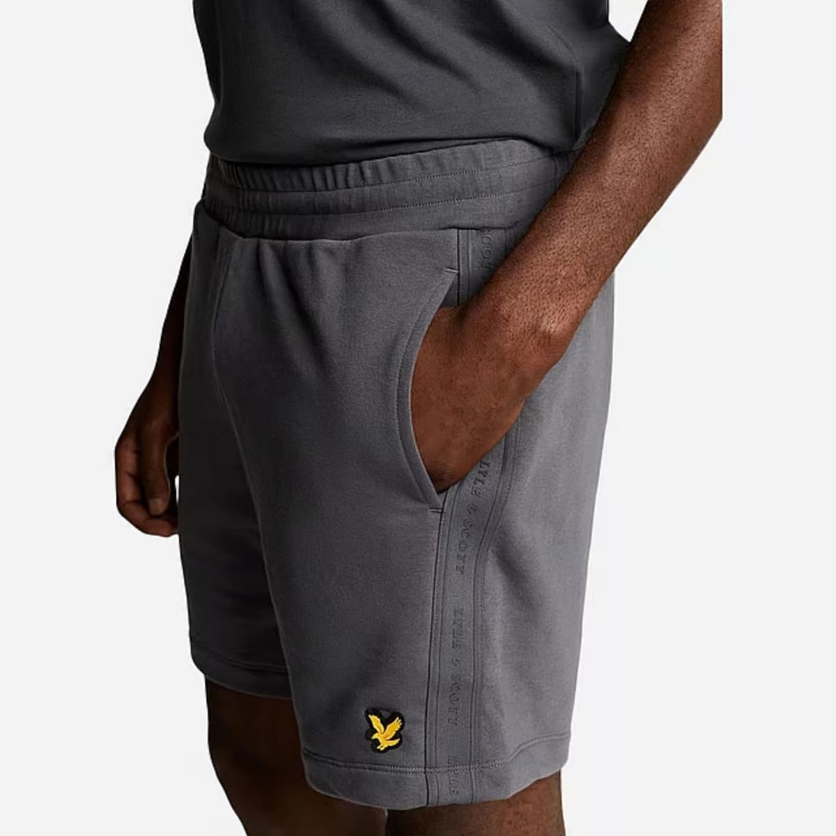 Lyle And Scott Tape Casual Short Heren Antraciet M thumbnail 2