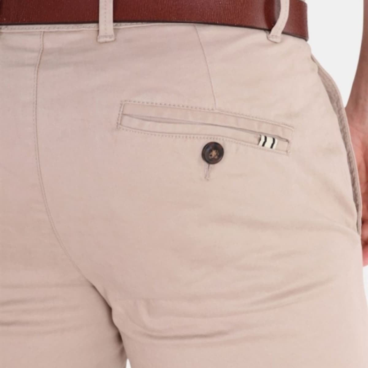 Solid Rockcliffe Casual Short Heren Taupe Dessin Xl thumbnail 2