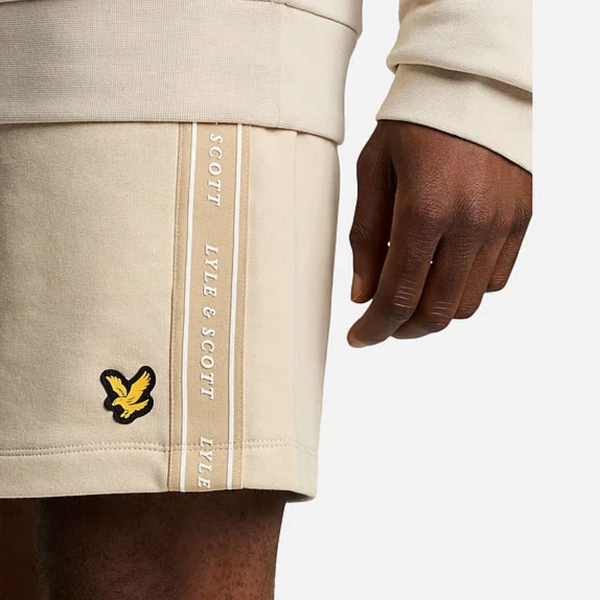 Lyle And Scott Tape Casual Short Heren Beige S thumbnail 2