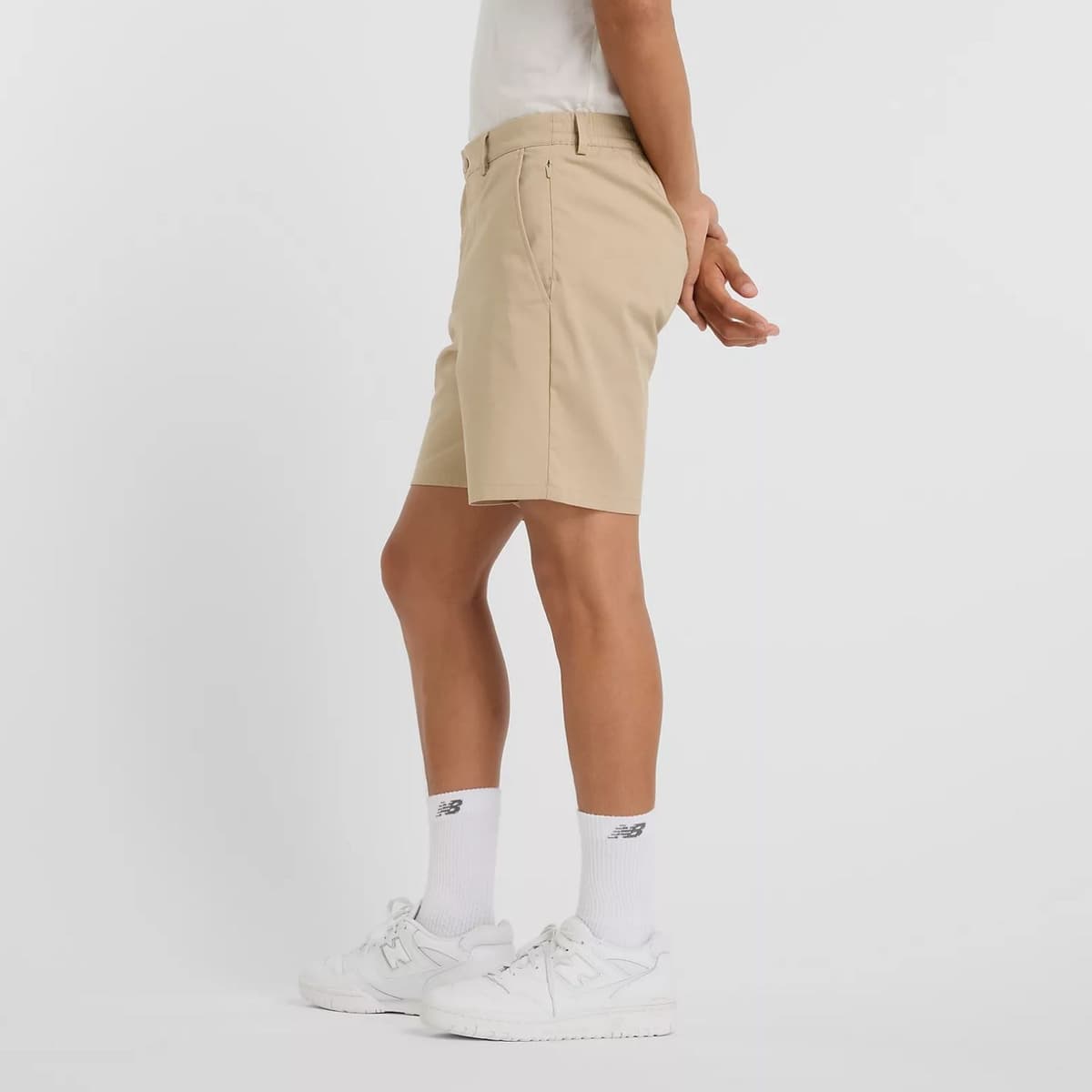 New Balance Athletics Standard 7"Casual Short Heren Beige M thumbnail 6