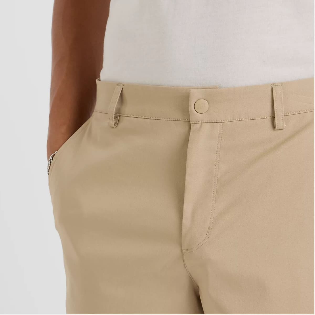 New Balance Athletics Standard 7"Casual Short Heren Beige M thumbnail 4