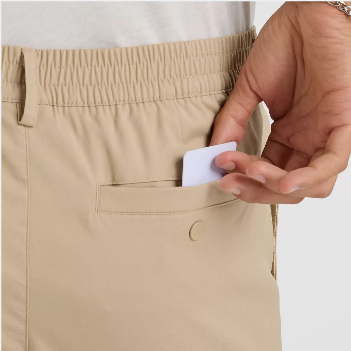 New Balance Athletics Standard 7"Casual Short Heren Beige M thumbnail 3