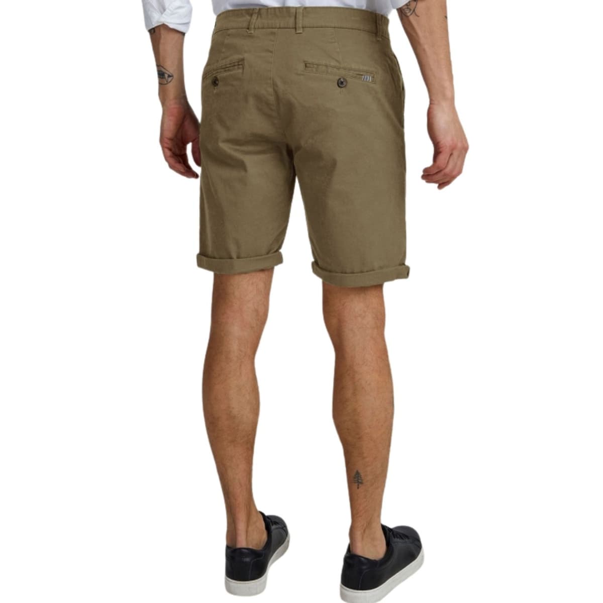 Solid Rockcliffe Casual Short Heren Groen S thumbnail 4