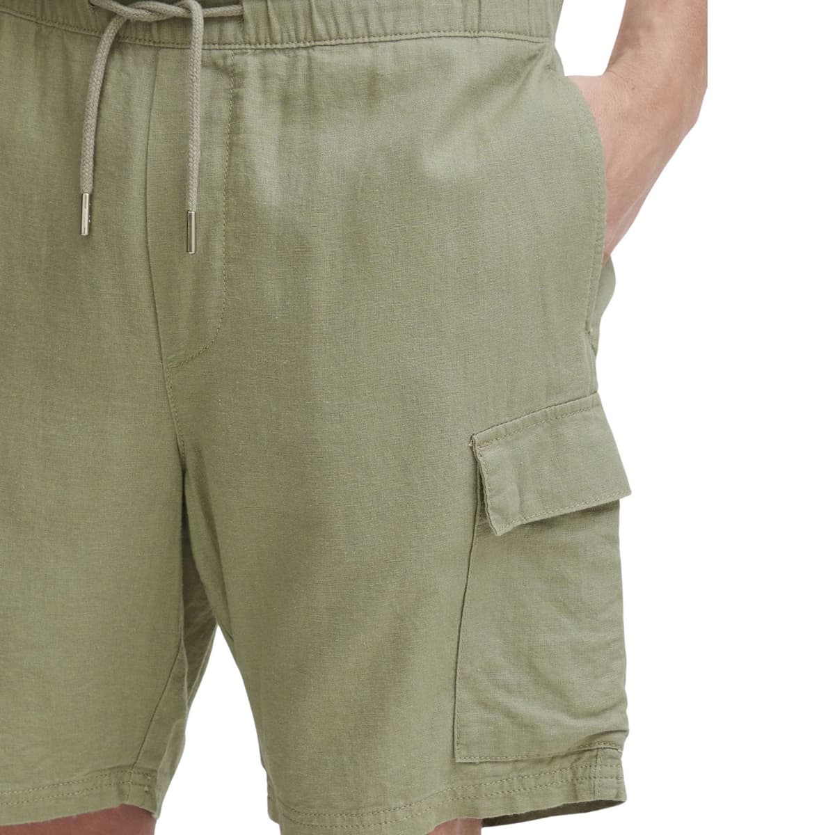 Solid Ferris Casual Short Heren Groen L thumbnail 3