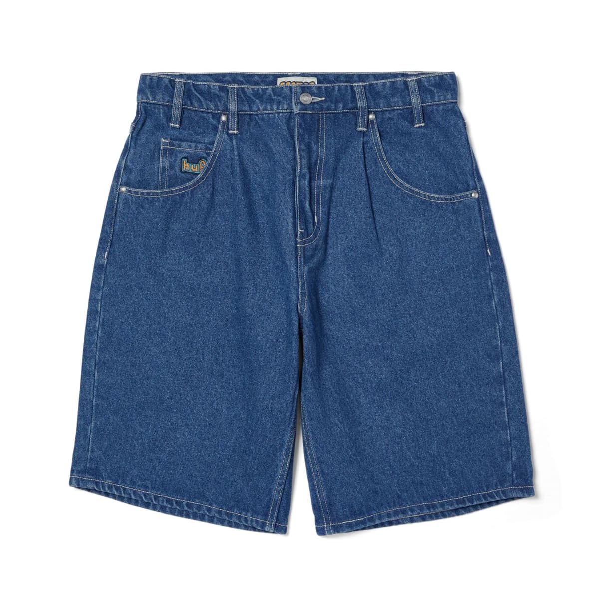 Huf Cromer Casual Short Heren Denim L/32i thumbnail 3