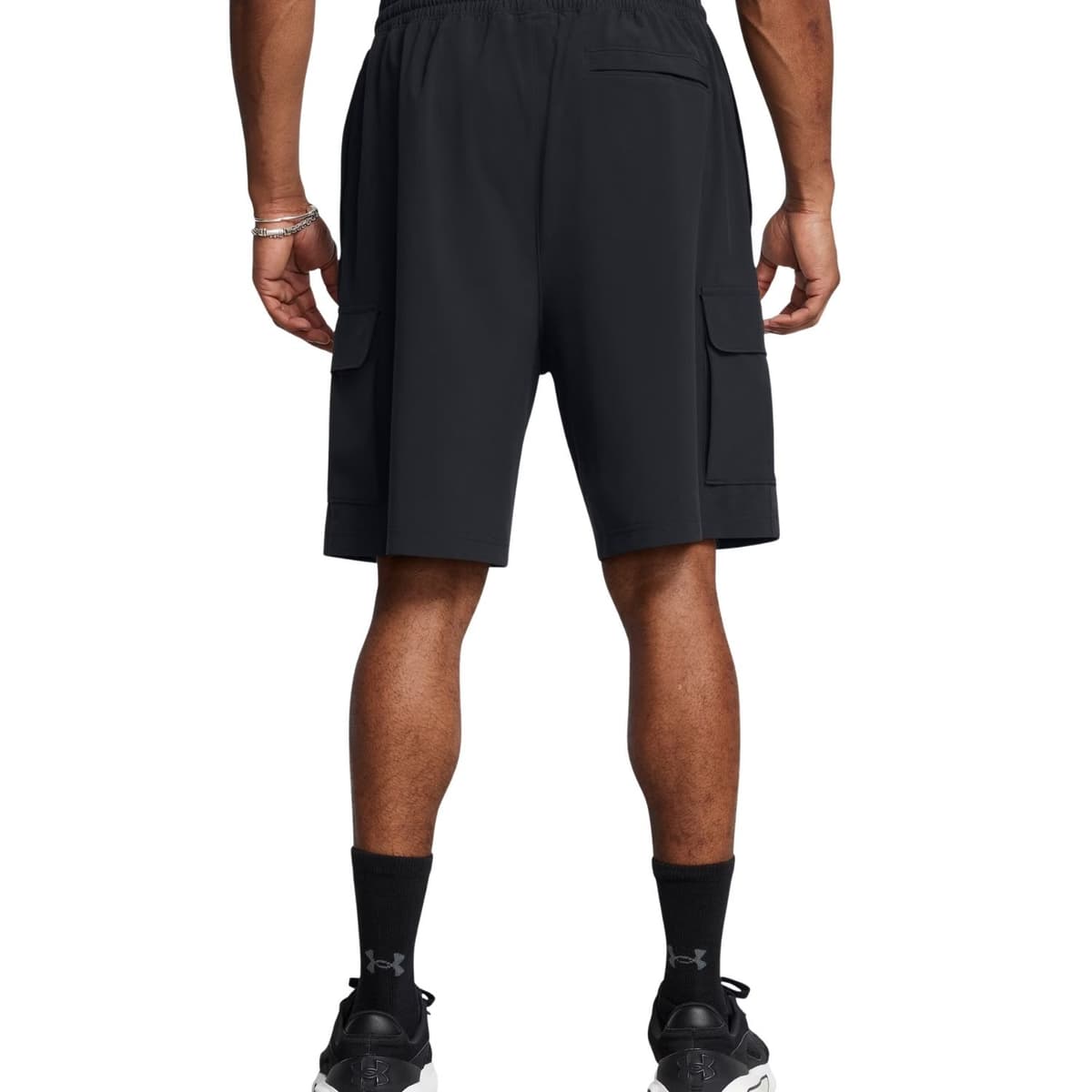 Under Armour Cargo Vibe Woven Casual Short Heren Zwart M thumbnail 5