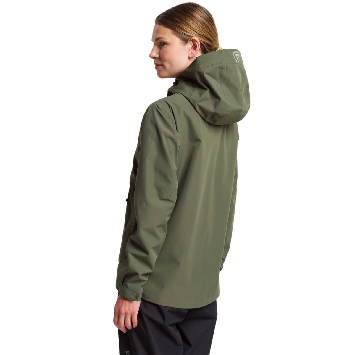 Tenson Wingra Regen Jas Dames Donkergroen Xl/42 thumbnail 3