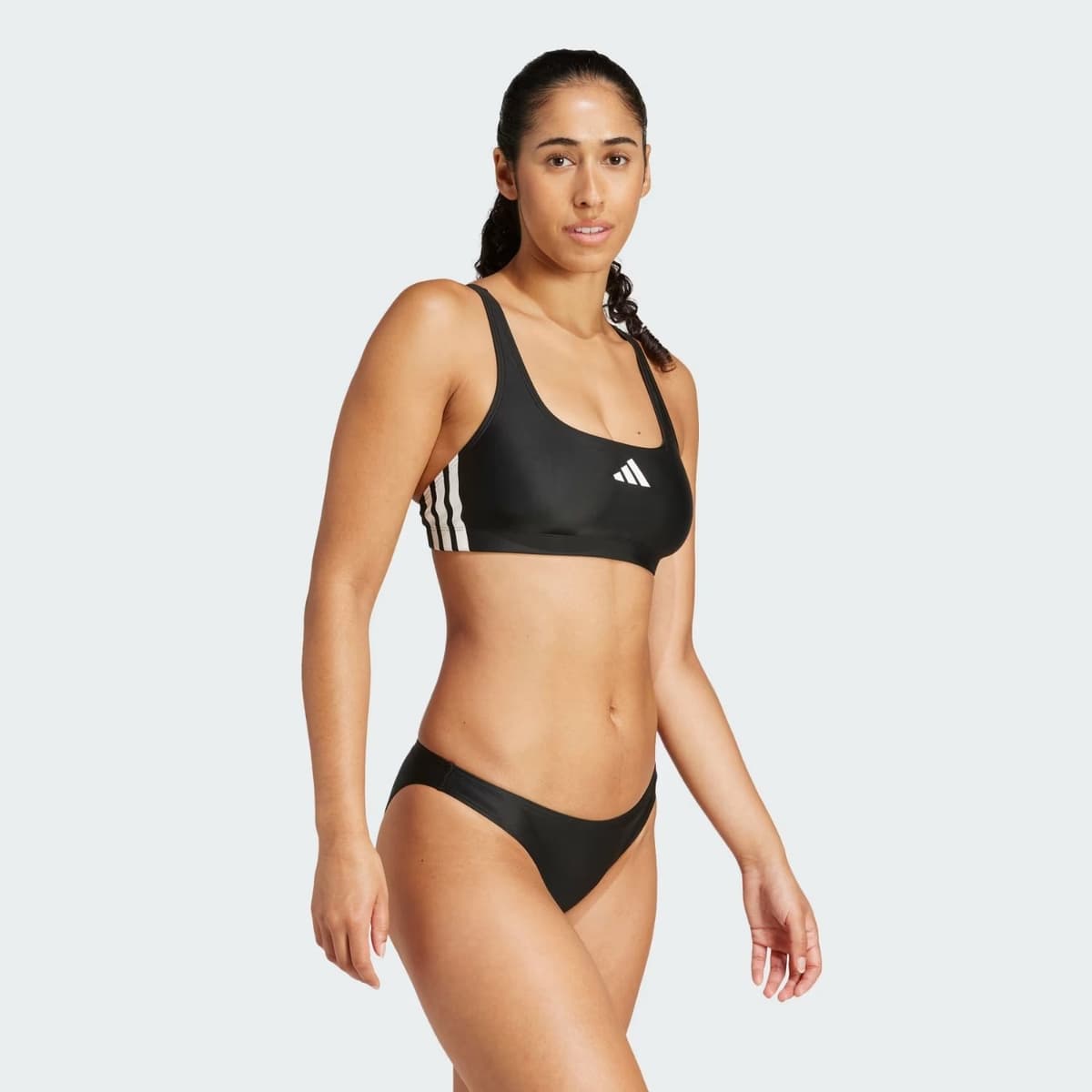 Adidas 3s Bikini Compleet Dames Zwart Xl/42 thumbnail 5