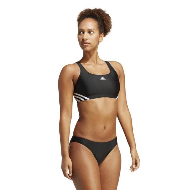 Adidas 3s Sporty Bikini Compleet Dames Zwart 2xl/44 thumbnail 2