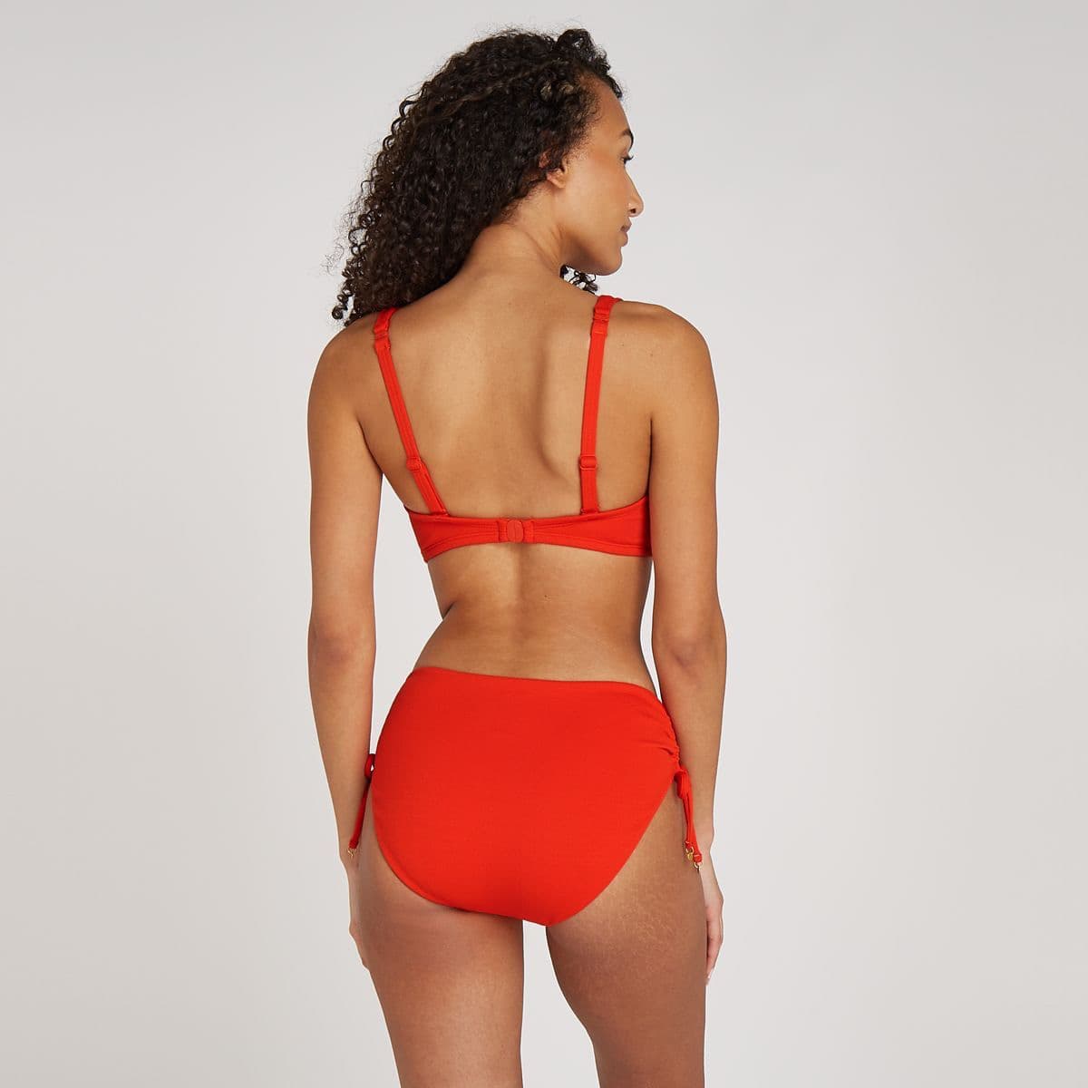 Ten Cate Midi Bow Bikini Slip Dames Rood M/38 thumbnail 2