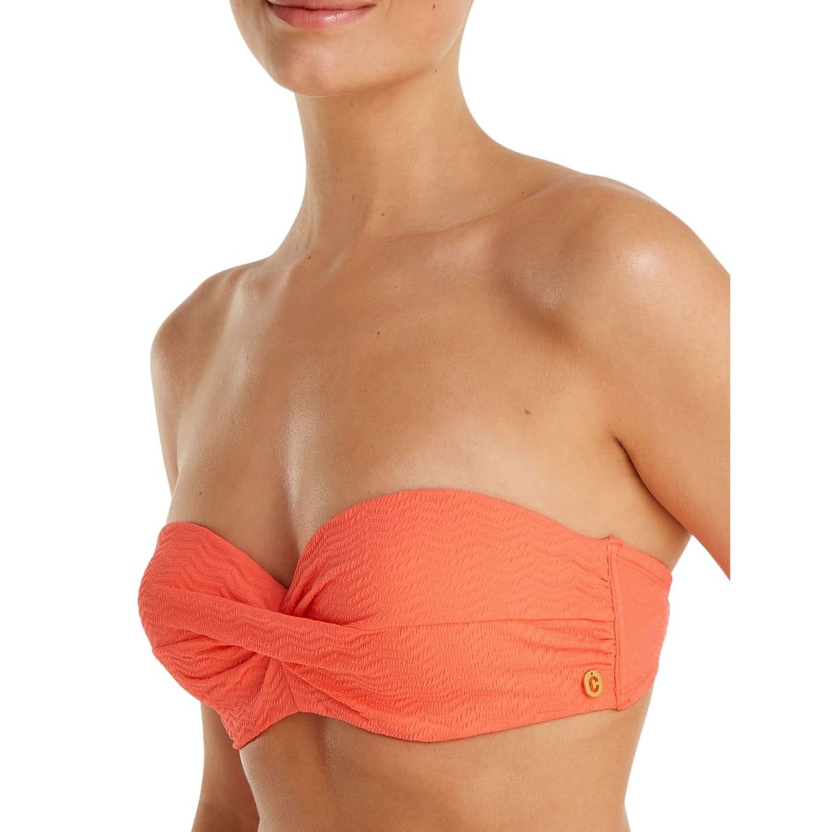 Ten Cate Bottom Buckle Bikini Slip Dames Koraalrood M/38 thumbnail 4