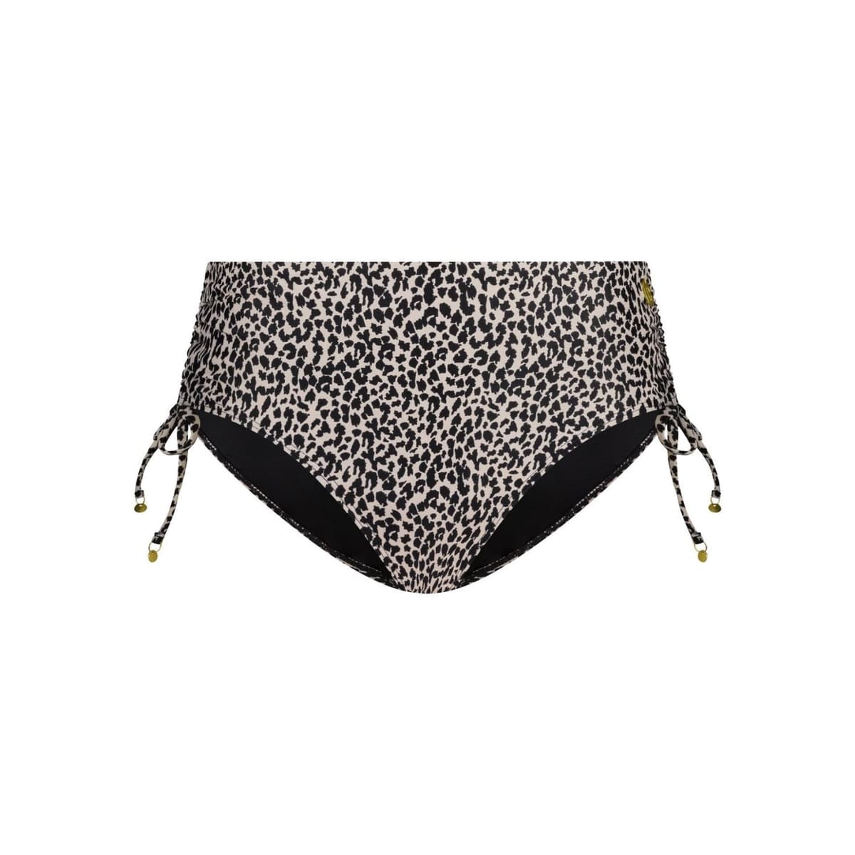 Ten Cate Bottom Midi Bow Bikini Slip Dames Zwart Dessin S/36 thumbnail 3