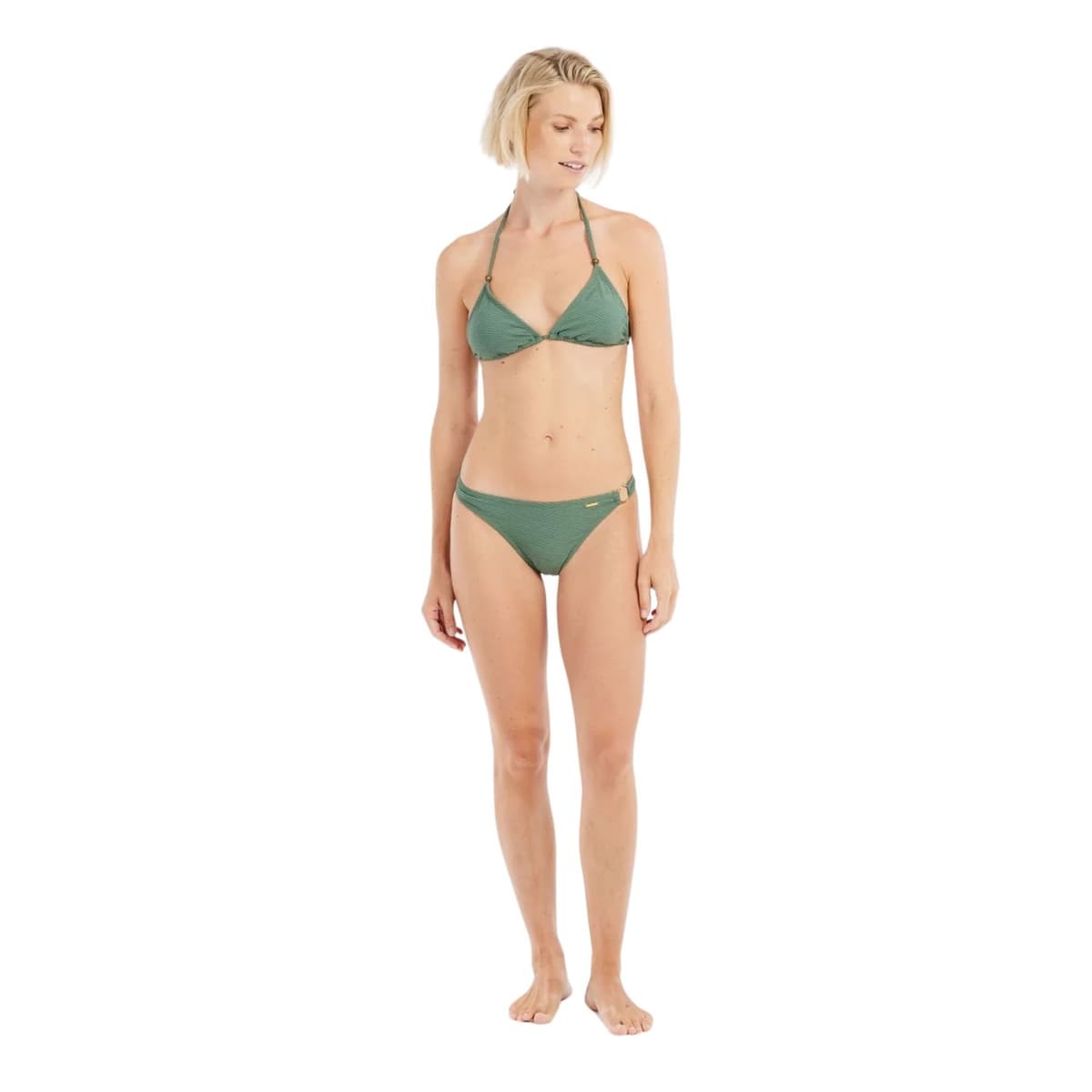 Protest Mixalerias Triangel Bikini Top Dames Groen Xs/34 thumbnail 5